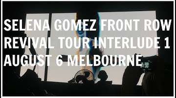 interlude 1 revival tour front row melbourne 2016 | bronte