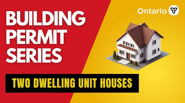 Building Permit Series - Two-Dwelling Unit Houses