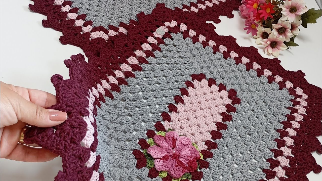 🎬 SUCESSO total esse modelo ✨ Tapete Neide ✨ #vlogdecroche 