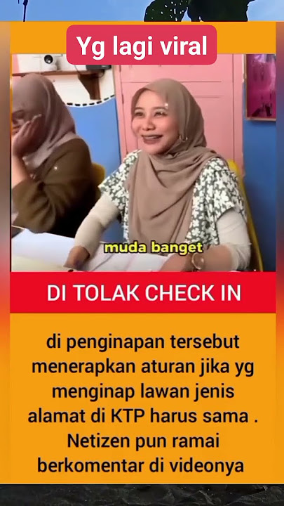 viral, seorang Anak dan ibu sambung ditolak nginep karena ktp beda.