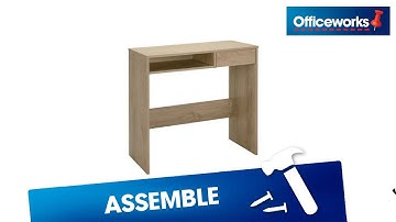 Edison 800 mm Desk Assembly Instructions