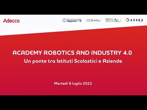 Academy Robotics and Industry 4.0: un ponte tra scuola e lavoro