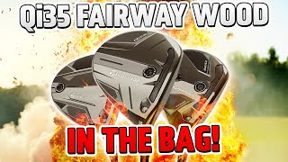 Taylormade Qi35 Fairway Wood Straight In The Bag