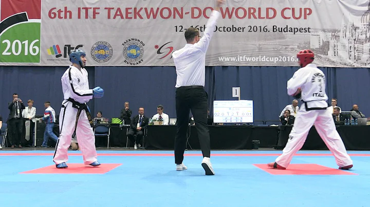 Sparring Senior Male  -63kg Final - ITF World Cup 2016 - Budapest