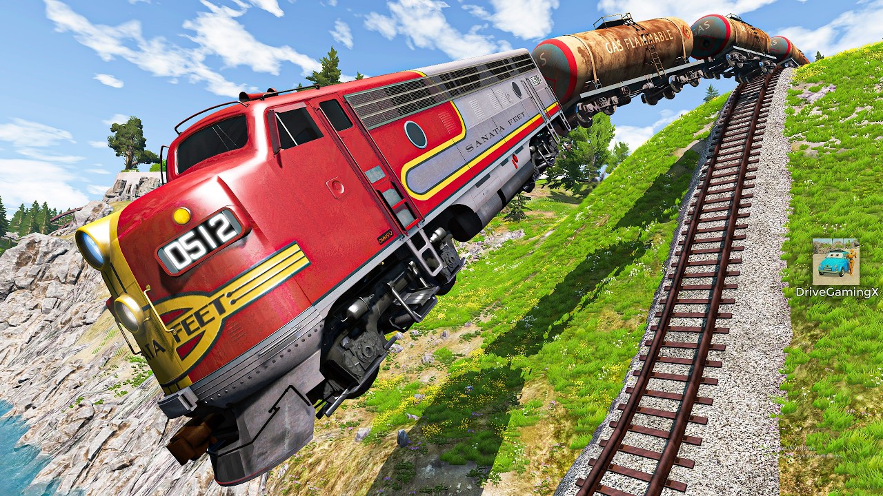 Train Physics and Traction on Inclined Railway Tracks