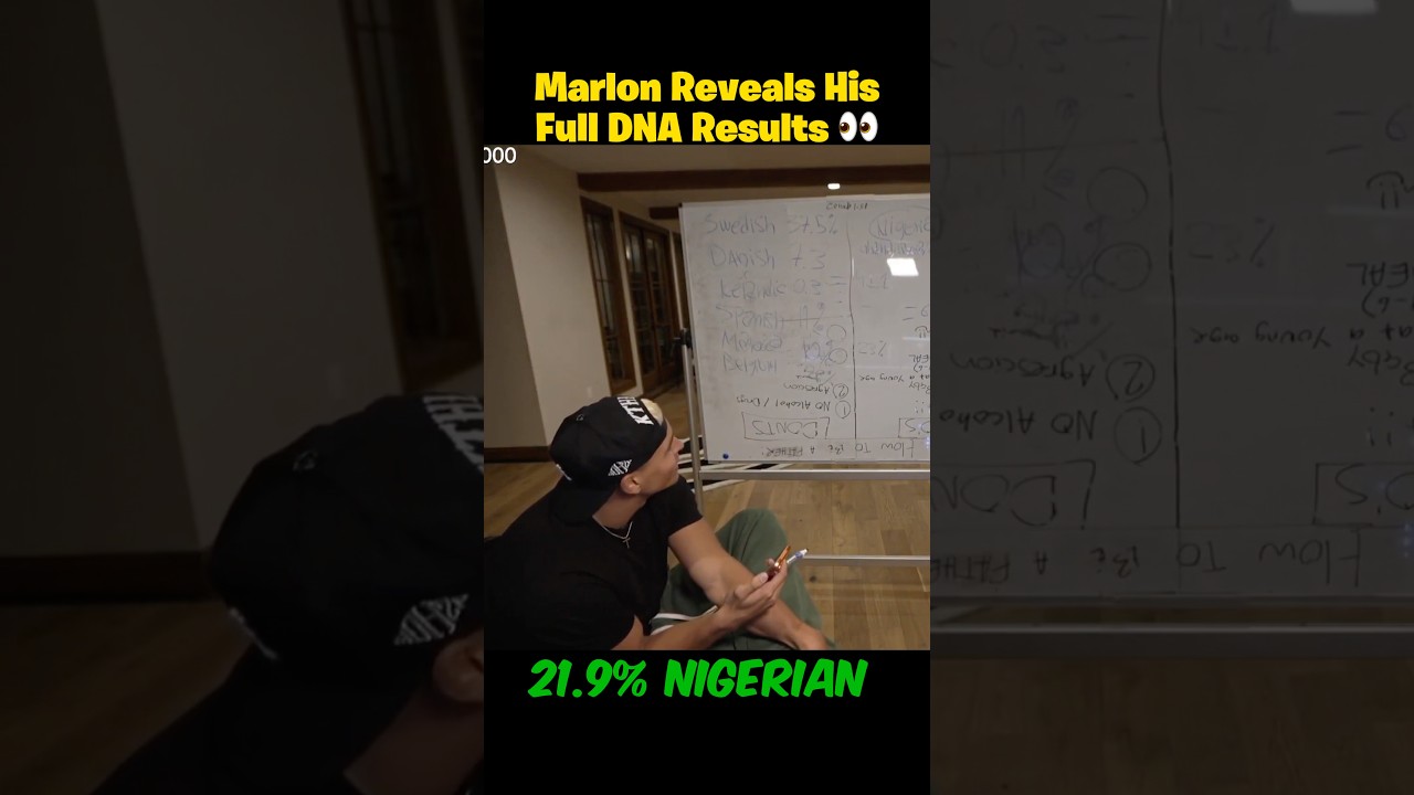 Марлон раскрывает полные результаты своего ДНК-теста 👀