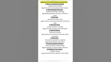 Idioms Common Idioms Meanings Eng Vocabulary Learn English Lesson Advanced English IELTS Prep 