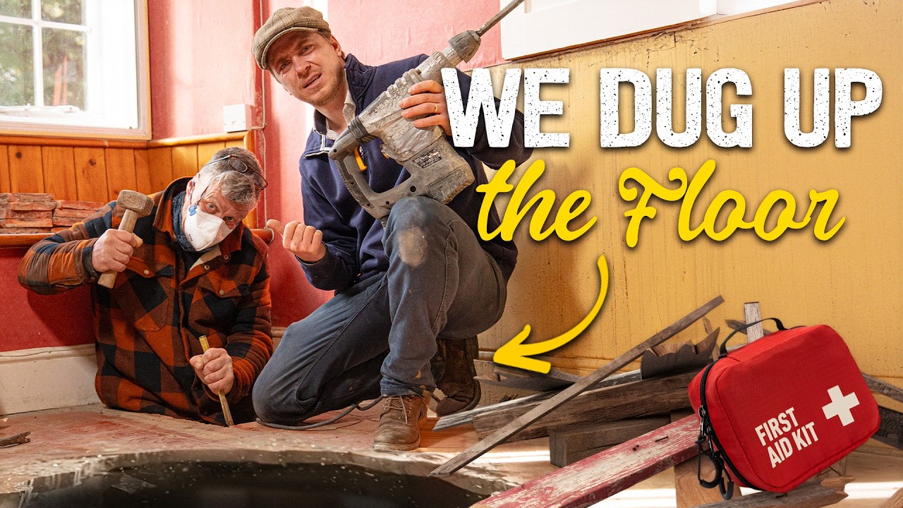 What We Found Beneath the Kitchen Floor…...of the MANOR