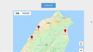 How to embed a map in your website - Awesome Table and Mobirise example
