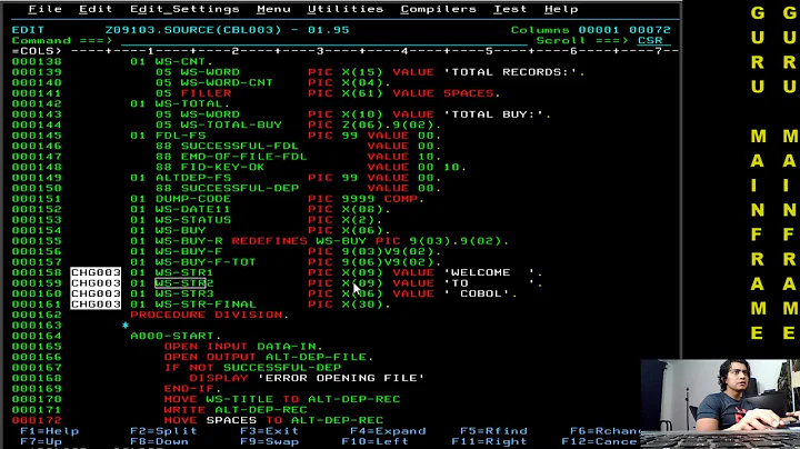 #16 COBOL | STRING (CONCATENATE) SENTENCE | IBM MAINFRAME