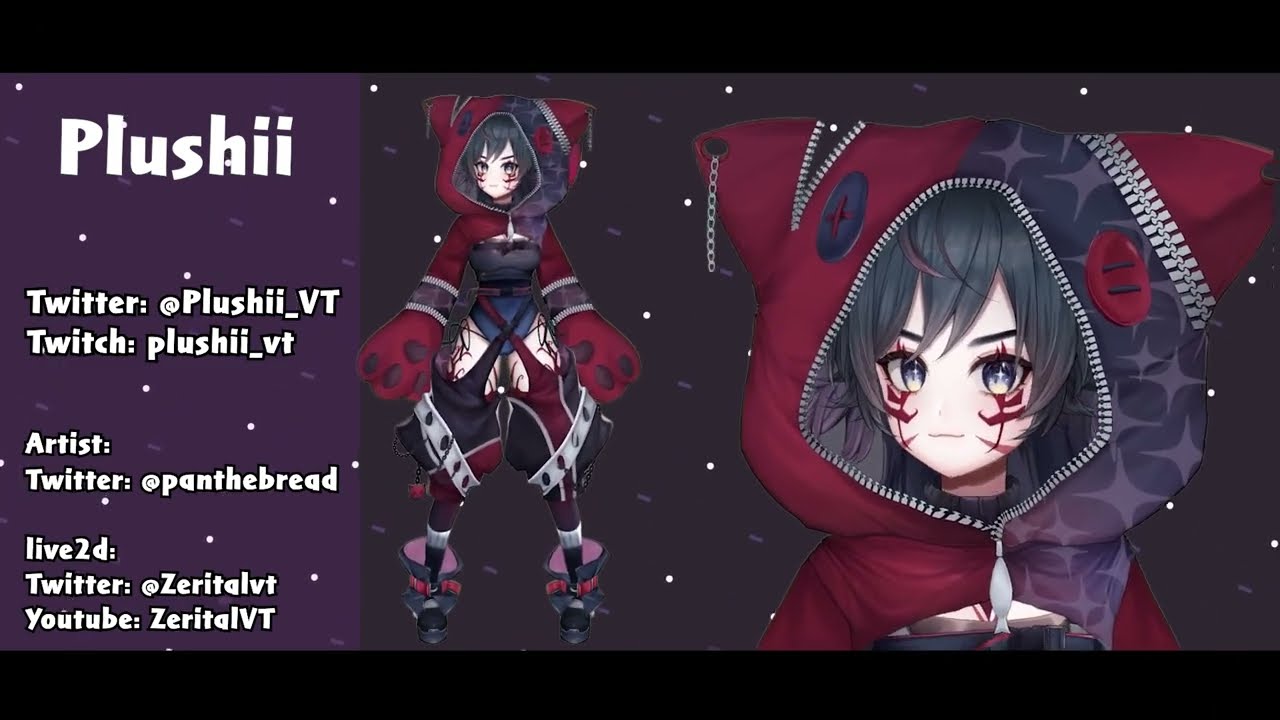 SHOWCASE: PLUSHII [Live2d Vtuber] | ZeritalVT