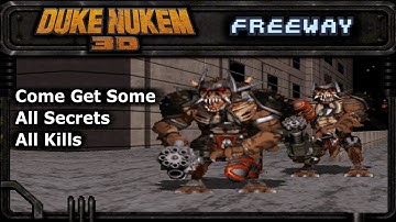 Duke Nukem 3D (100% Walkthrough) E3M11: Freeway