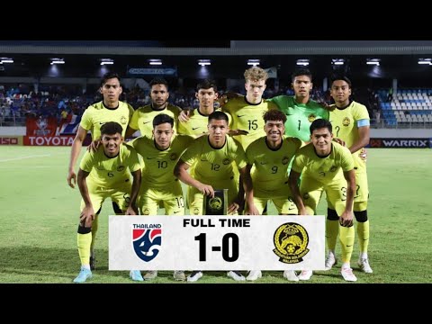 MALAYSIA U23 [ 0 ] vs [ 1 ] THAILAND U23 • KELAYAKAN PIALA ASIA U23 2024.