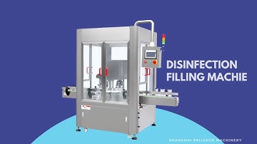 Medical alcohol disinfection filling machine, explosion-proof liquid bottling equipment, RELIANCE