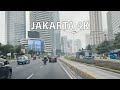 Driving Jakarta 4K - Skyscraper Highways - Indonesia