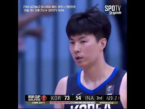 1분 만에 3점슛 3개 + 블락 2개 기록하는 이현중 #Shorts