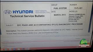 Hyundai Tucson with P0605 and P2105 codes, Checksums problems ROM memory related