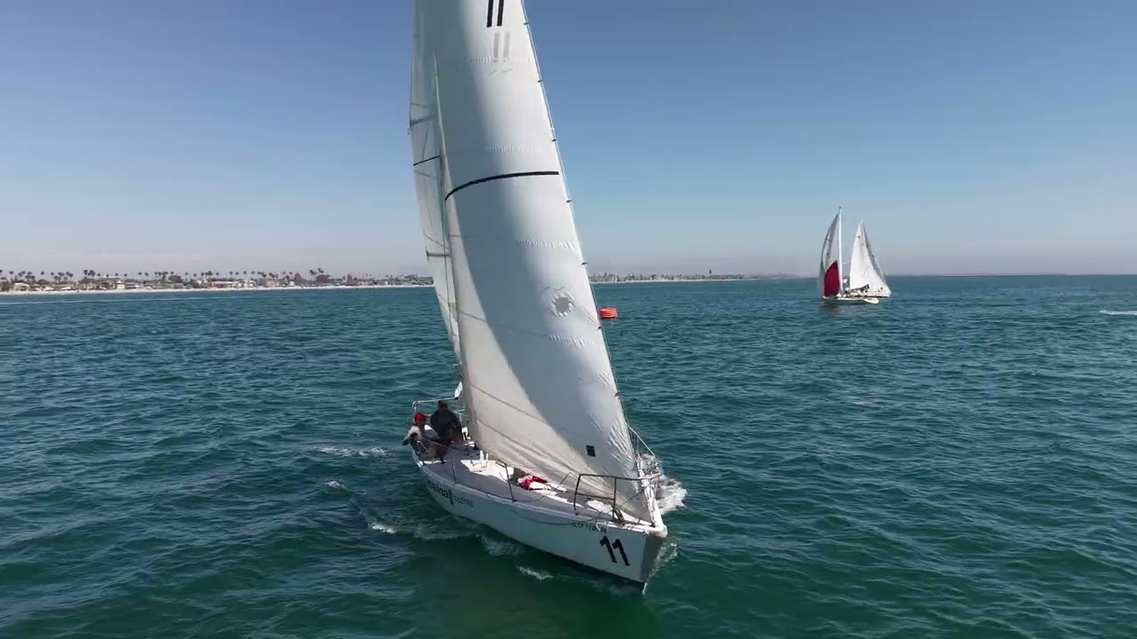 ⁣2026 Heroes Regatta   Race 3 leeward gate