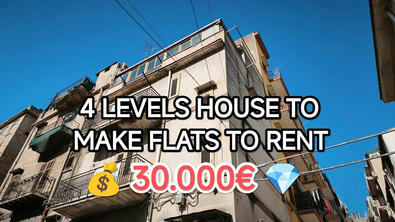 Угловой дом в 4 этажа, идеально подходит для создания 4 квартир для сдачи в аренду или в качестве...