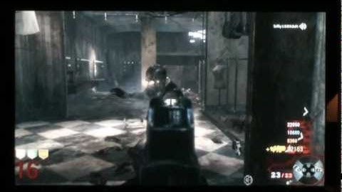 Call of Duty Black Ops Zombies Gameplay:Gun Game Series MP5+M16 Part:4 Rnd 16-18