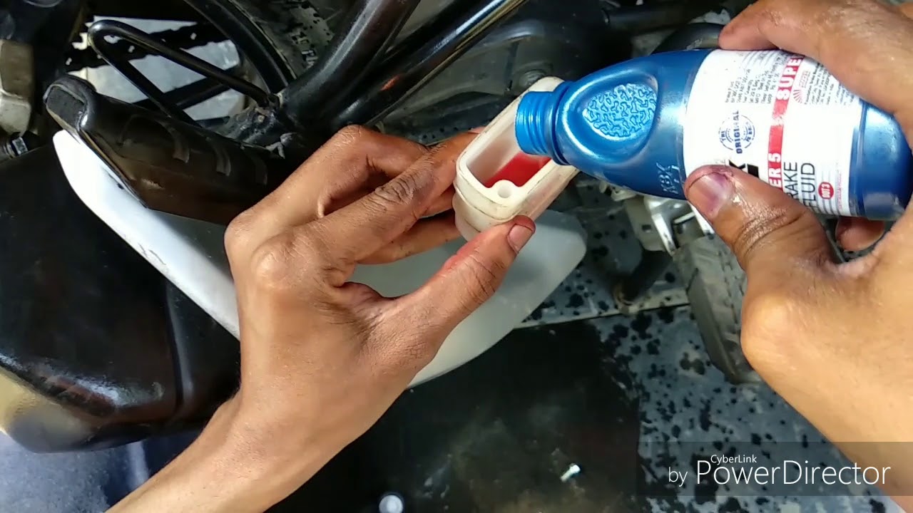 Brake Oil Change Honda 160R CBS YouTube
