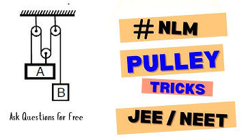 Pulley Constraint Problem | JEE & NEET Physics Question Solution