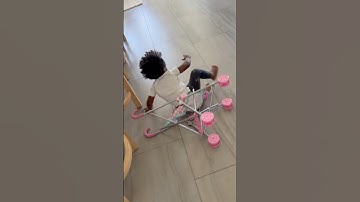 Dad catches daughter pushing little sister into a chair and this happened #shorts