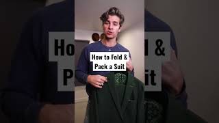 How to Fold & Pack a Suit