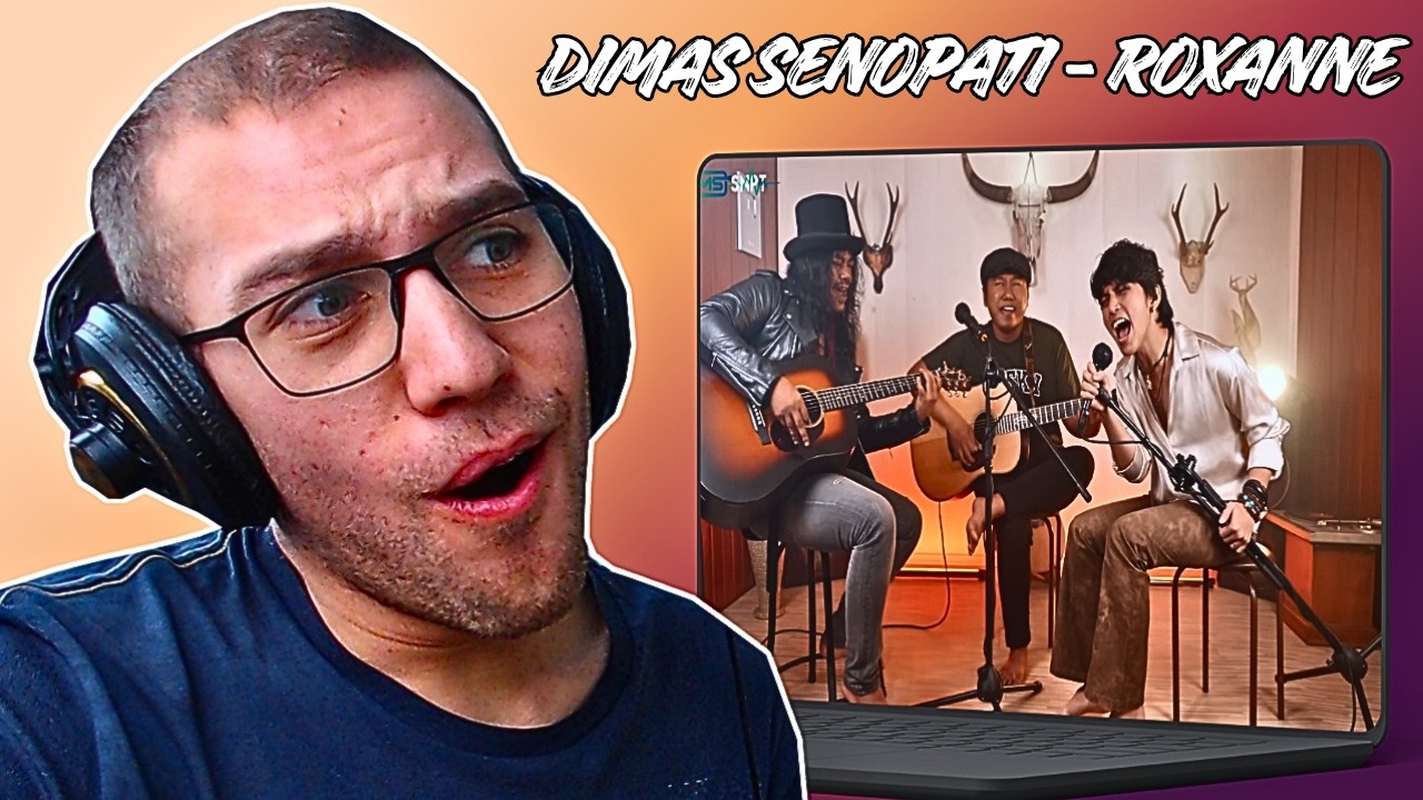 Реакция на песню Dimas Senopati - Roxanne (акустическая кавер-версия The Police)!!!