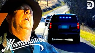 Mark and Digger Stopped by Police While Moving $40,000 of Liquor! | Moonshiners