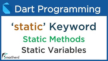 Dart STATIC variables and methods. Dart Tutorial for Flutter #9.8