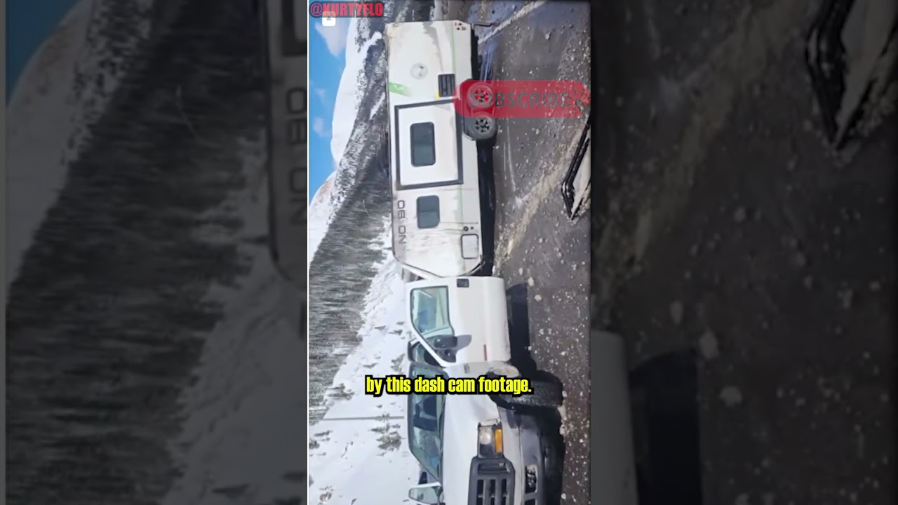 POTHOLE Takes OUT Truck On Mountain Pass! Viral Dash Cam Footage 2023 Best Bodycam videos 