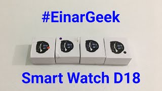 Smart Watch D18 con oxímetro