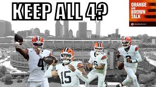 How many quarterbacks to keep and the other difficult decision the Browns have to make