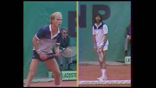French Open 1983 2R - Ilie Nastase V Thomas Hogstedt