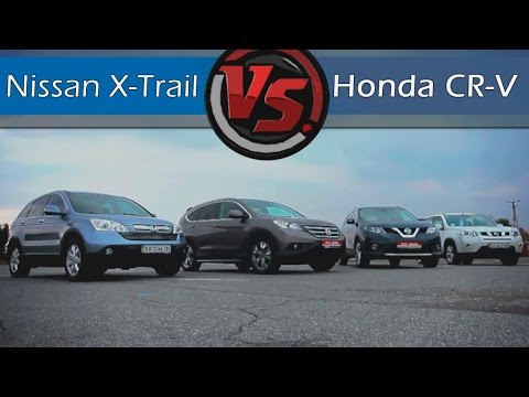 Битва поколений. Nissan X-Trail vs Honda CR-V 2015