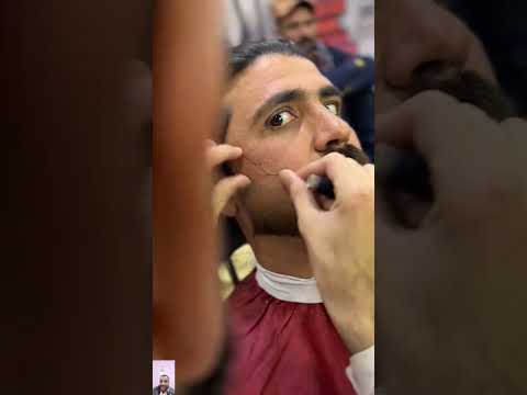 نظرتك للحلاق وانت بتاخد فتله   