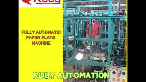 पेपर थाल मेकिंग मशीन डबल डाई फुली ऑटोमैटिक 9911301309