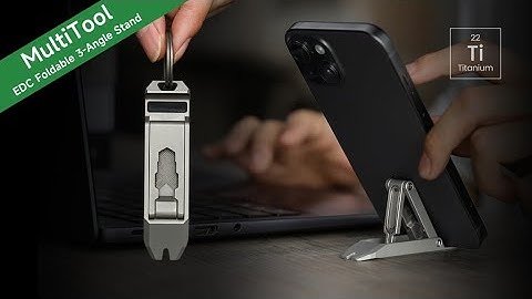 T-REX Stand:12-in-1 Titanium Foldable Phone Stand & EDC Tool You Need Right Now