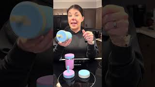 Tronco [2 Pack] 10 oz 2-in-1 Stainless Steel Kids Tumbler Cups with Silicone Sleeves AMAZON