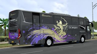 Share Livery RAMAYANA Patriot Diamante Mod Mizta Doel // Free Download // Bussid screenshot 4
