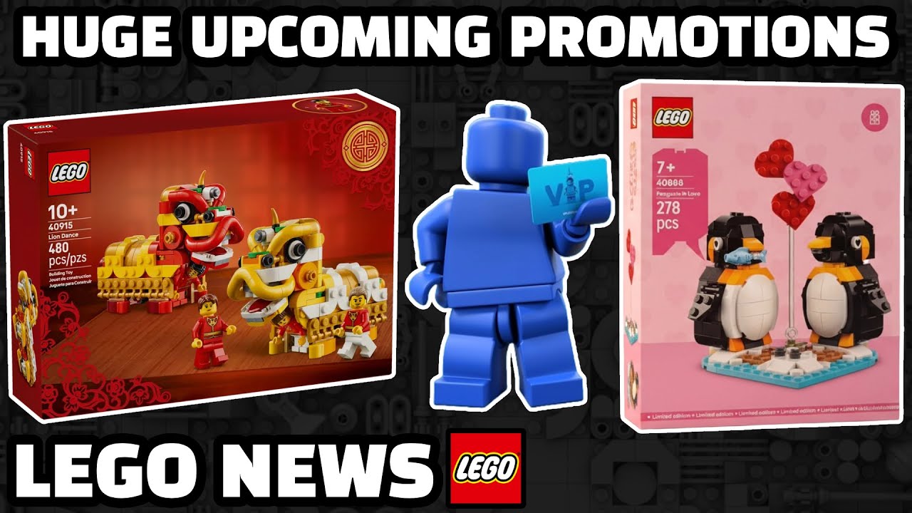 Предстоящие акции LEGO | Вдвое больше бонусных баллов! | Китайский Новый год! | Новости января 20...