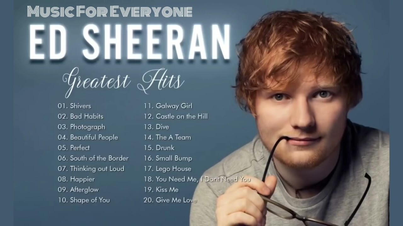 Ed Sheeran Greatest Hits Full 2022 - Ed Sheeran Best Song Playlist 2022 - YouTube