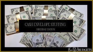 CASH ENVELOPE STUFFING | Birthday Edition | February 2021 | Beautiful Budgets