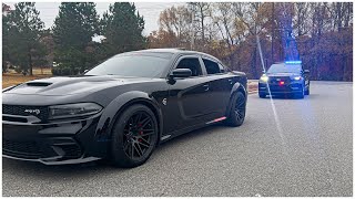 Got Pulled over by POLICE👮‍♂️ in my Hellcat Charger for SPEEDING.. WHY didn't I RUN 🤔…