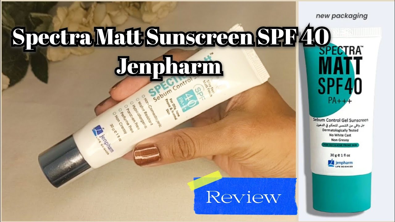 Солнцезащитный крем Spectra Matt SPF 40 от jenpharm life sciences | Контроль за выработкой кожног...