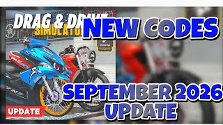 SEPTEMBER 2026 UPDATE! ROBLOX DRAG DRIVE SIMULATOR CODES! NEW CODES FOR DRAG DRIVE SIMULATOR (DDS) screenshot 5