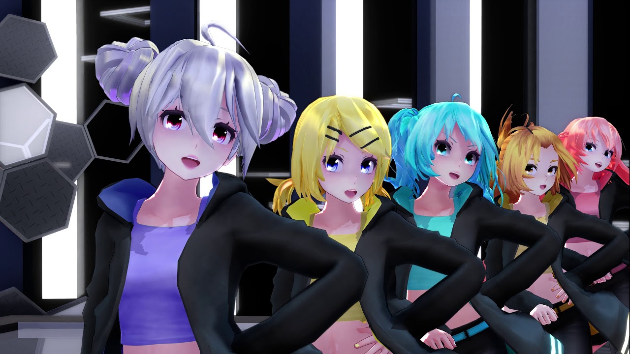 【MMD】Carry Me Off　【MIKU RIN HAKU NERU LUKA】