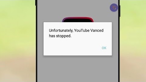 fix Unfortunately YouTube has stopped