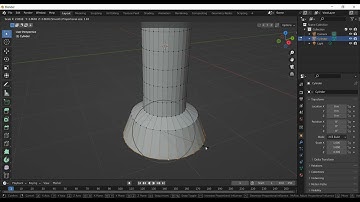 Blender tutorial 8 proportional editing